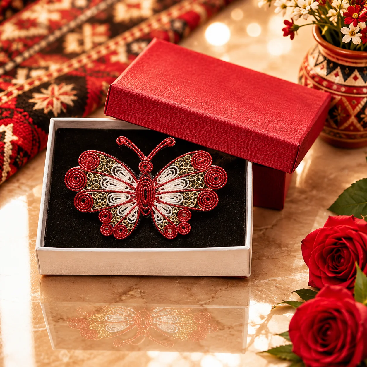 Red butterfly
